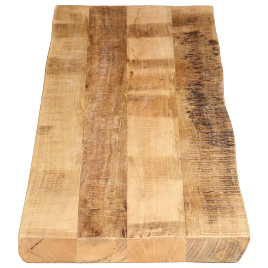 Tafelblad met natuurlijke rand 180x40x2,5 cm massief mangohout is nu te koop bij PeponiXL, paradijselijk wonen!