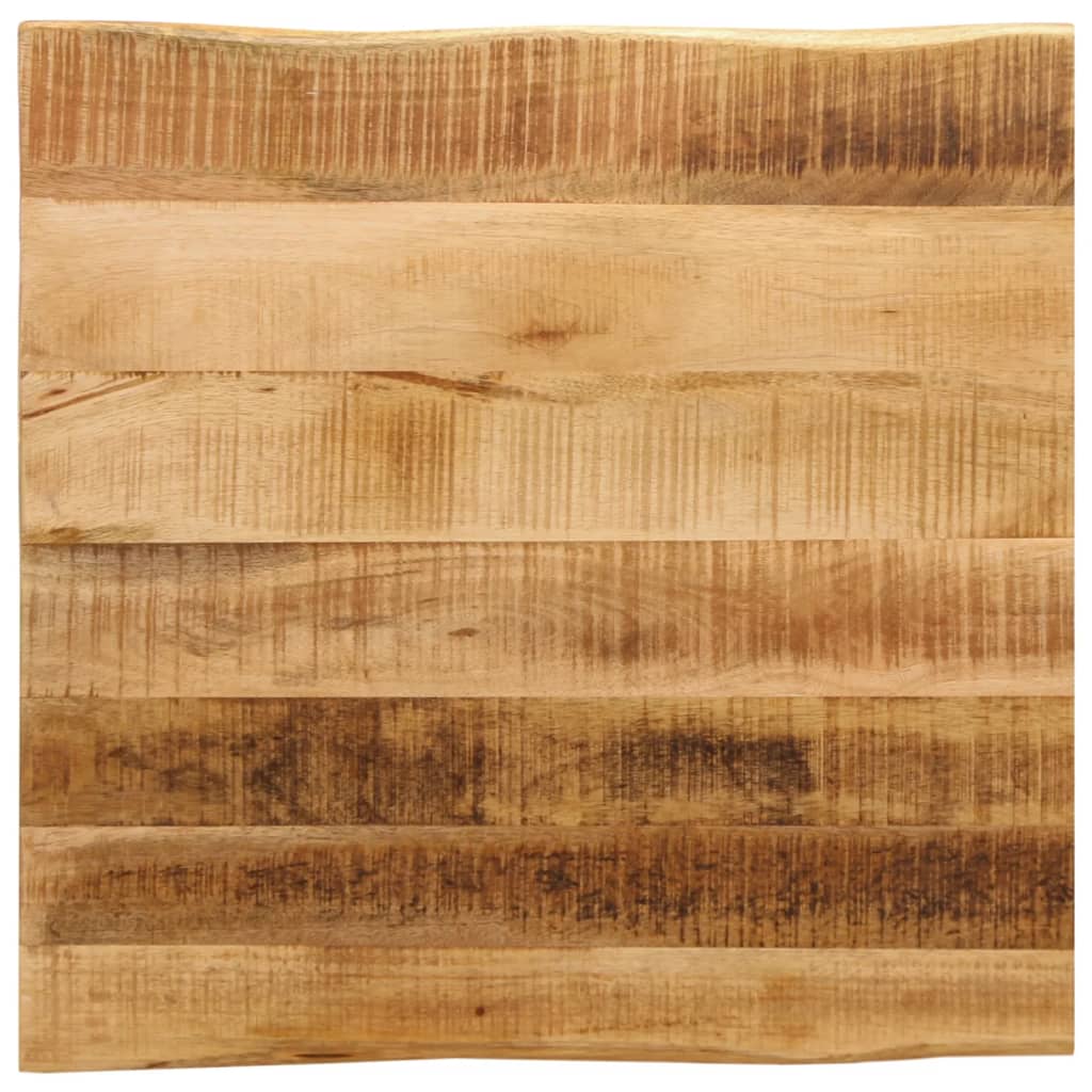Tafelblad met natuurlijke rand 60x60x2,5 cm massief mangohout is nu te koop bij PeponiXL, paradijselijk wonen!