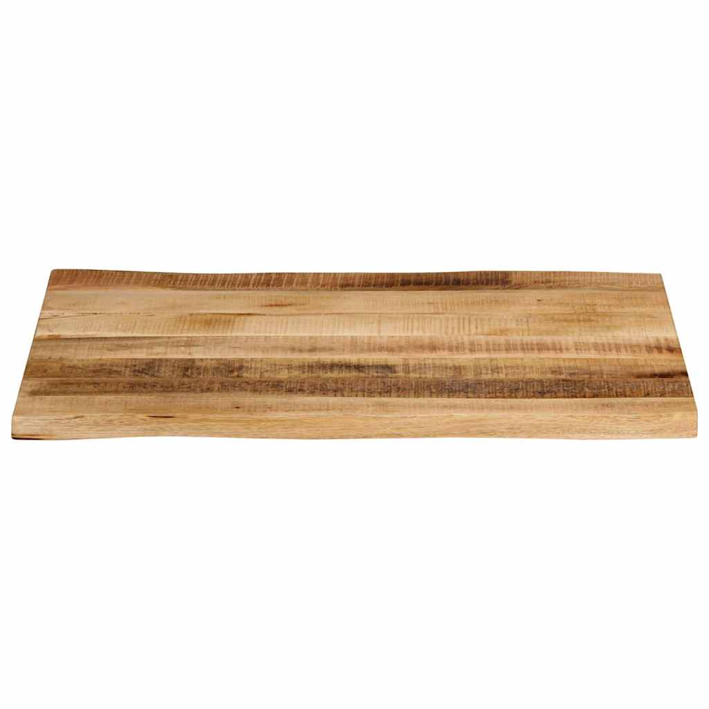 Tafelblad met natuurlijke rand 80x60x2,5 cm massief mangohout is nu te koop bij PeponiXL, paradijselijk wonen!