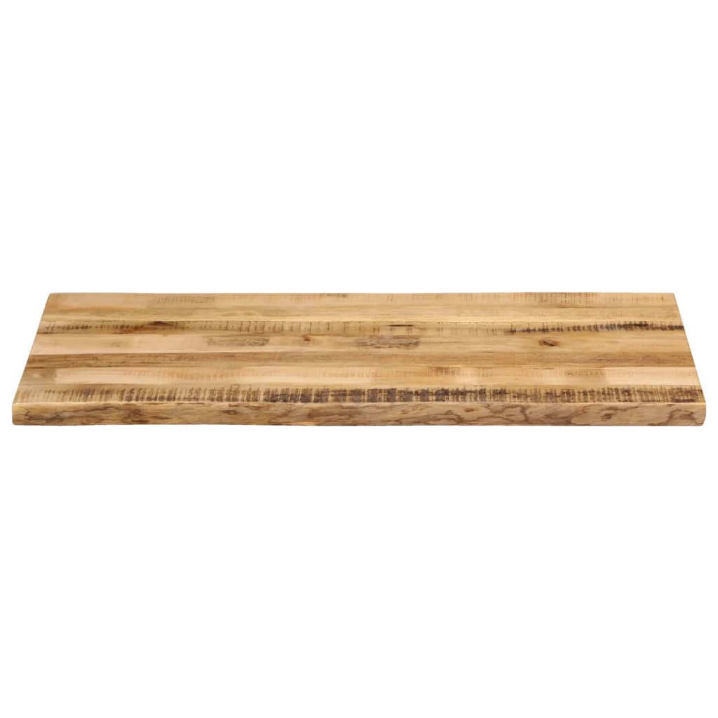 Tafelblad met natuurlijke rand 120x60x2,5 cm massief mangohout is nu te koop bij PeponiXL, paradijselijk wonen!