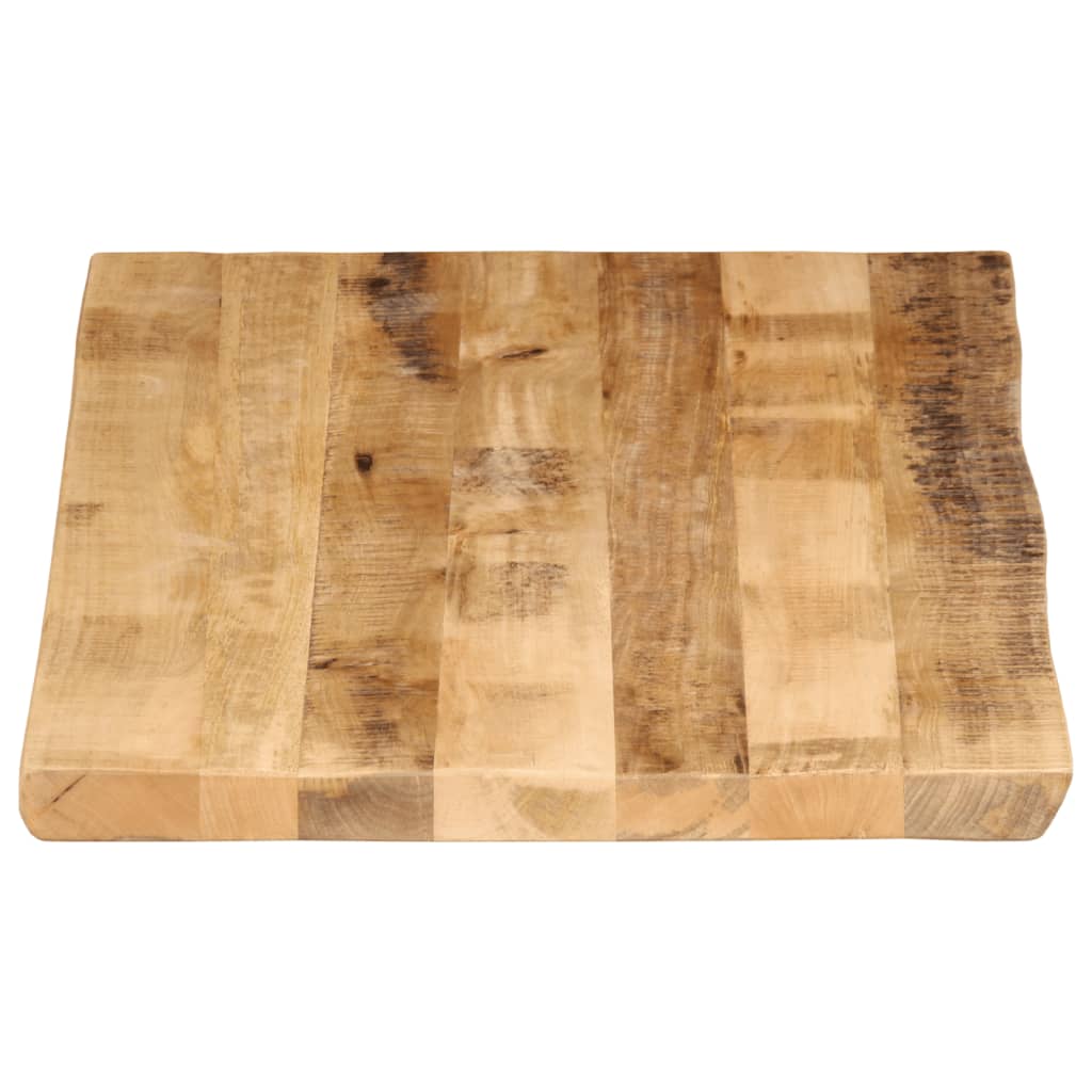 Tafelblad met natuurlijke rand 120x60x2,5 cm massief mangohout is nu te koop bij PeponiXL, paradijselijk wonen!