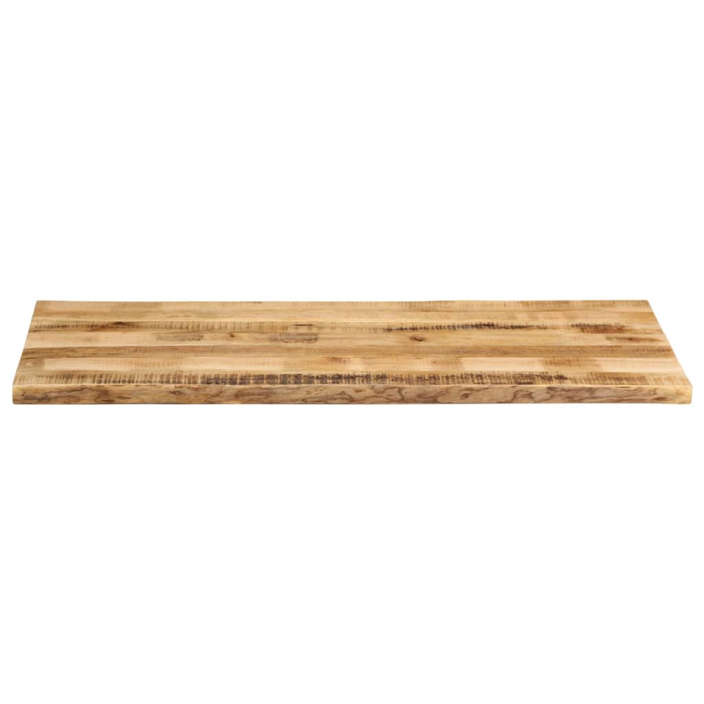 Tafelblad met natuurlijke rand 140x60x2,5 cm massief mangohout is nu te koop bij PeponiXL, paradijselijk wonen!