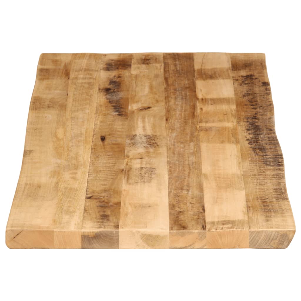 Tafelblad met natuurlijke rand 140x60x2,5 cm massief mangohout is nu te koop bij PeponiXL, paradijselijk wonen!