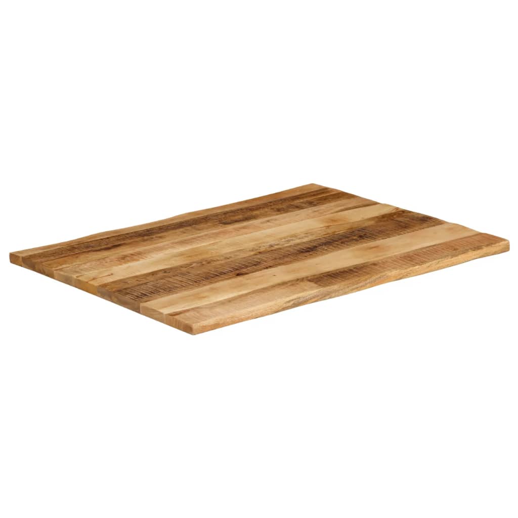Tafelblad met natuurlijke rand 110x80x2,5 cm massief mangohout is nu te koop bij PeponiXL, paradijselijk wonen!