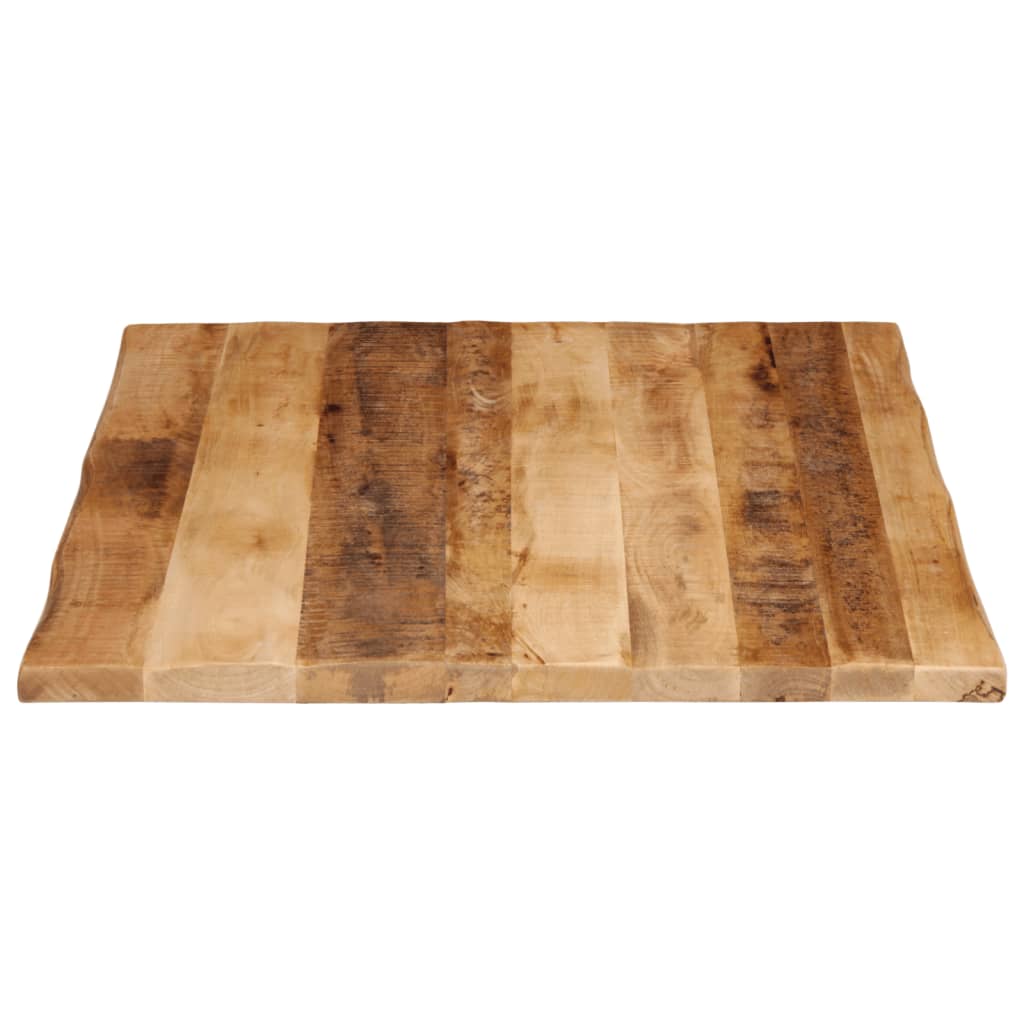 Tafelblad met natuurlijke rand 110x80x2,5 cm massief mangohout is nu te koop bij PeponiXL, paradijselijk wonen!