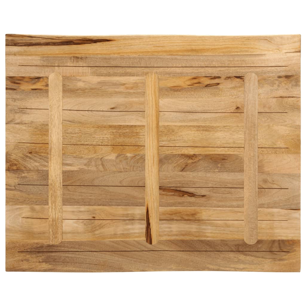 Tafelblad met natuurlijke rand 110x80x2,5 cm massief mangohout is nu te koop bij PeponiXL, paradijselijk wonen!