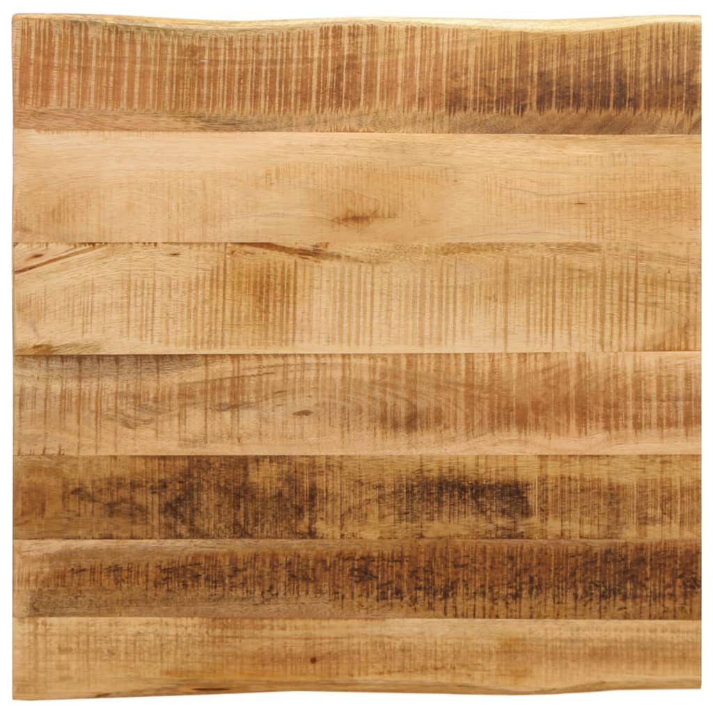 Tafelblad met natuurlijke rand 40x40x3,8 cm massief mangohout is nu te koop bij PeponiXL, paradijselijk wonen!