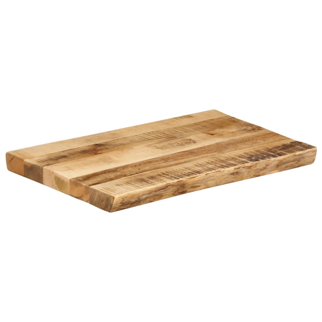 Tafelblad met natuurlijke rand 70x40x3,8 cm massief mangohout