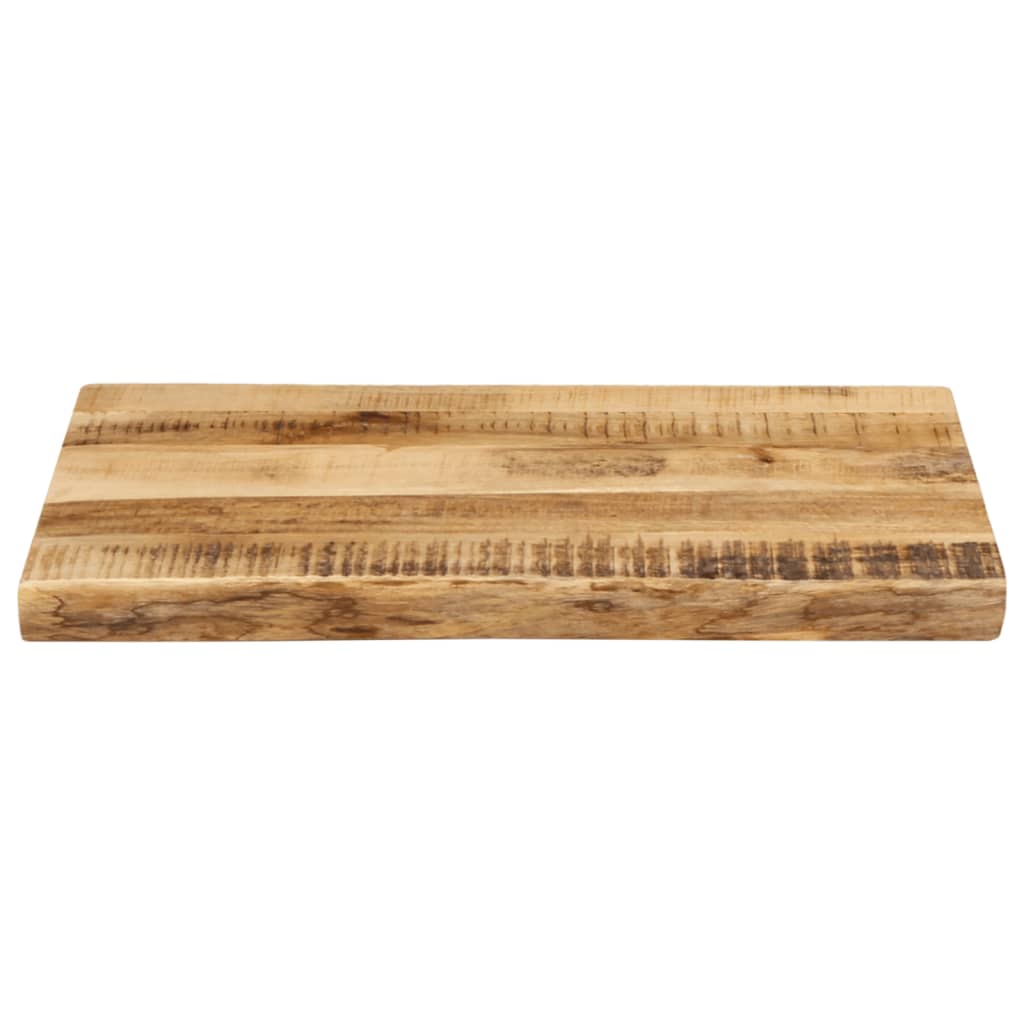 Tafelblad met natuurlijke rand 70x40x3,8 cm massief mangohout