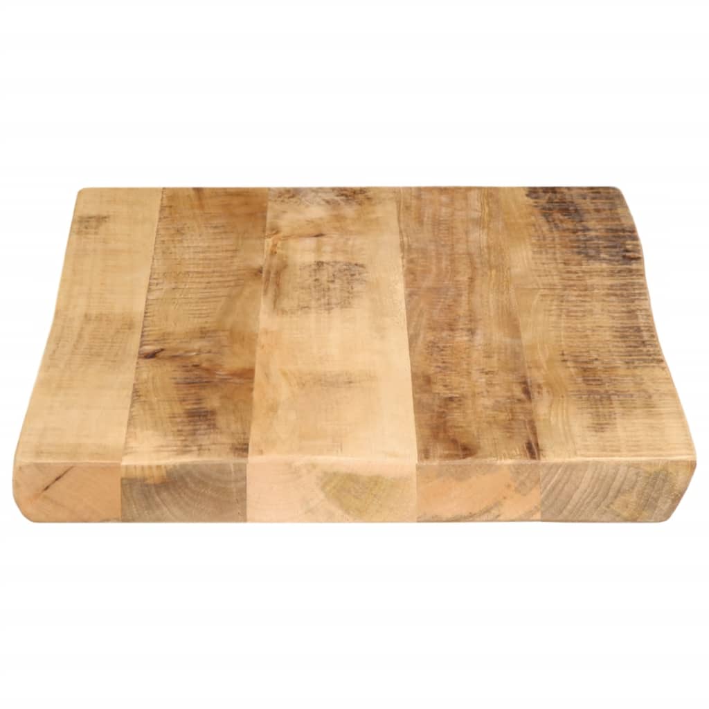 Tafelblad met natuurlijke rand 70x40x3,8 cm massief mangohout