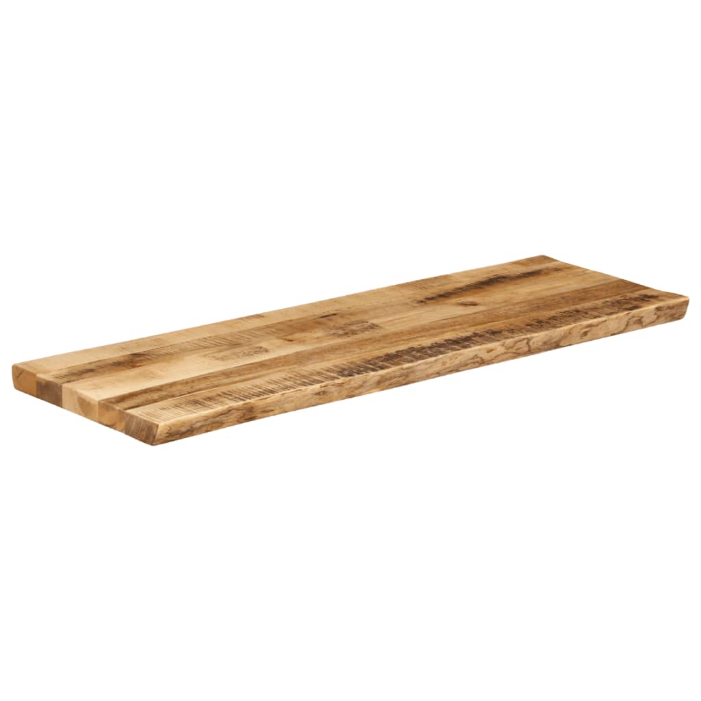 Tafelblad met natuurlijke rand 120x40x3,8 cm massief mangohout is nu te koop bij PeponiXL, paradijselijk wonen!