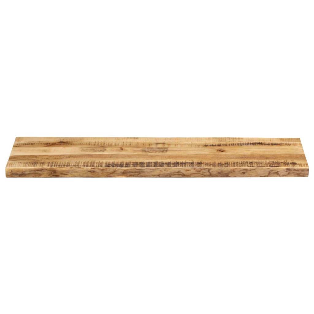 Tafelblad met natuurlijke rand 120x40x3,8 cm massief mangohout is nu te koop bij PeponiXL, paradijselijk wonen!