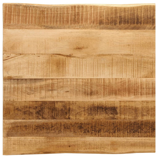 Tafelblad met natuurlijke rand 60x60x3,8 cm massief mangohout is nu te koop bij PeponiXL, paradijselijk wonen!