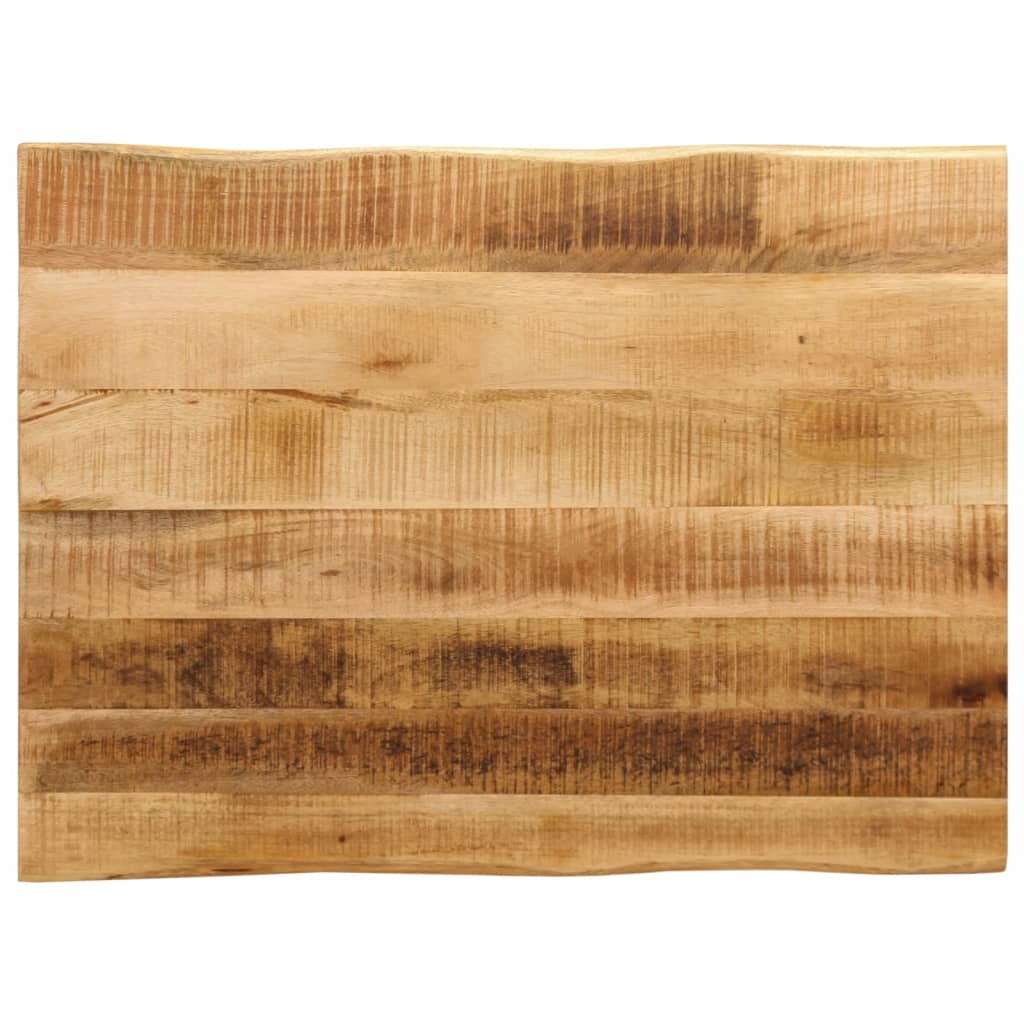 Tafelblad met natuurlijke rand 70x60x3,8 cm massief mangohout is nu te koop bij PeponiXL, paradijselijk wonen!