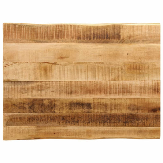Tafelblad met natuurlijke rand 70x60x3,8 cm massief mangohout is nu te koop bij PeponiXL, paradijselijk wonen!
