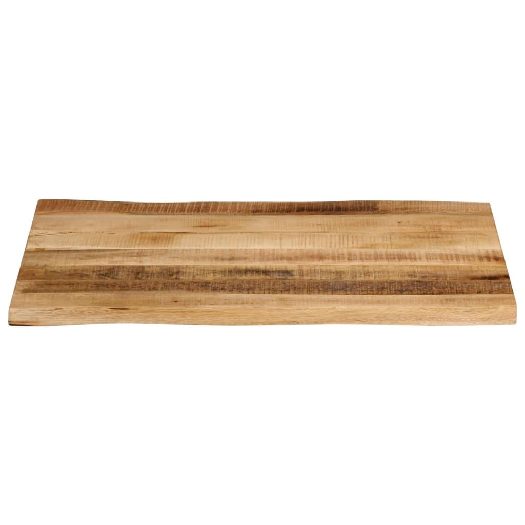 Tafelblad met natuurlijke rand 70x60x3,8 cm massief mangohout is nu te koop bij PeponiXL, paradijselijk wonen!