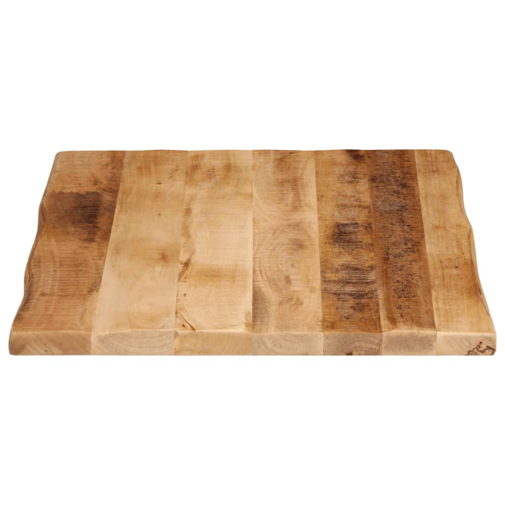 Tafelblad met natuurlijke rand 70x60x3,8 cm massief mangohout is nu te koop bij PeponiXL, paradijselijk wonen!