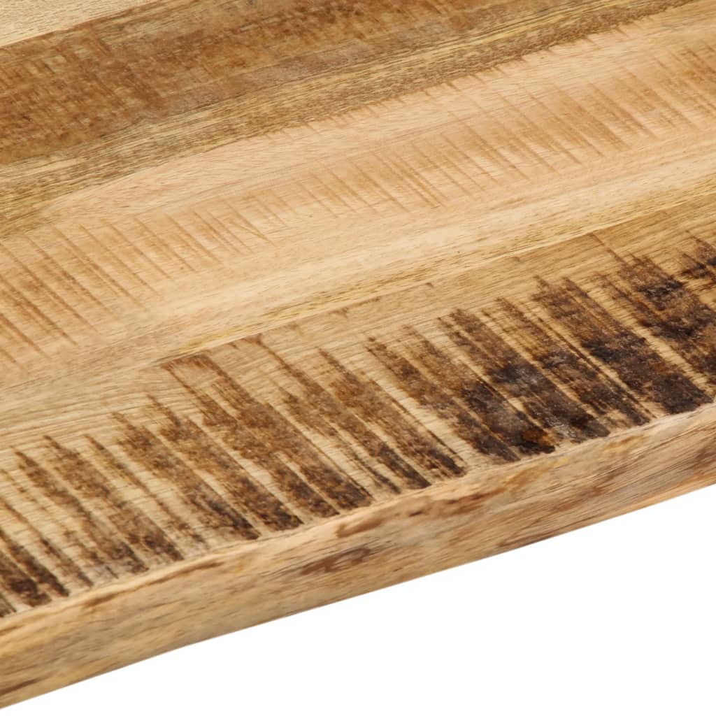 Tafelblad met natuurlijke rand 70x60x3,8 cm massief mangohout is nu te koop bij PeponiXL, paradijselijk wonen!