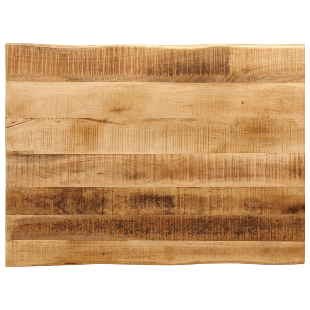 Tafelblad met natuurlijke rand 80x60x3,8 cm massief mangohout is nu te koop bij PeponiXL, paradijselijk wonen!