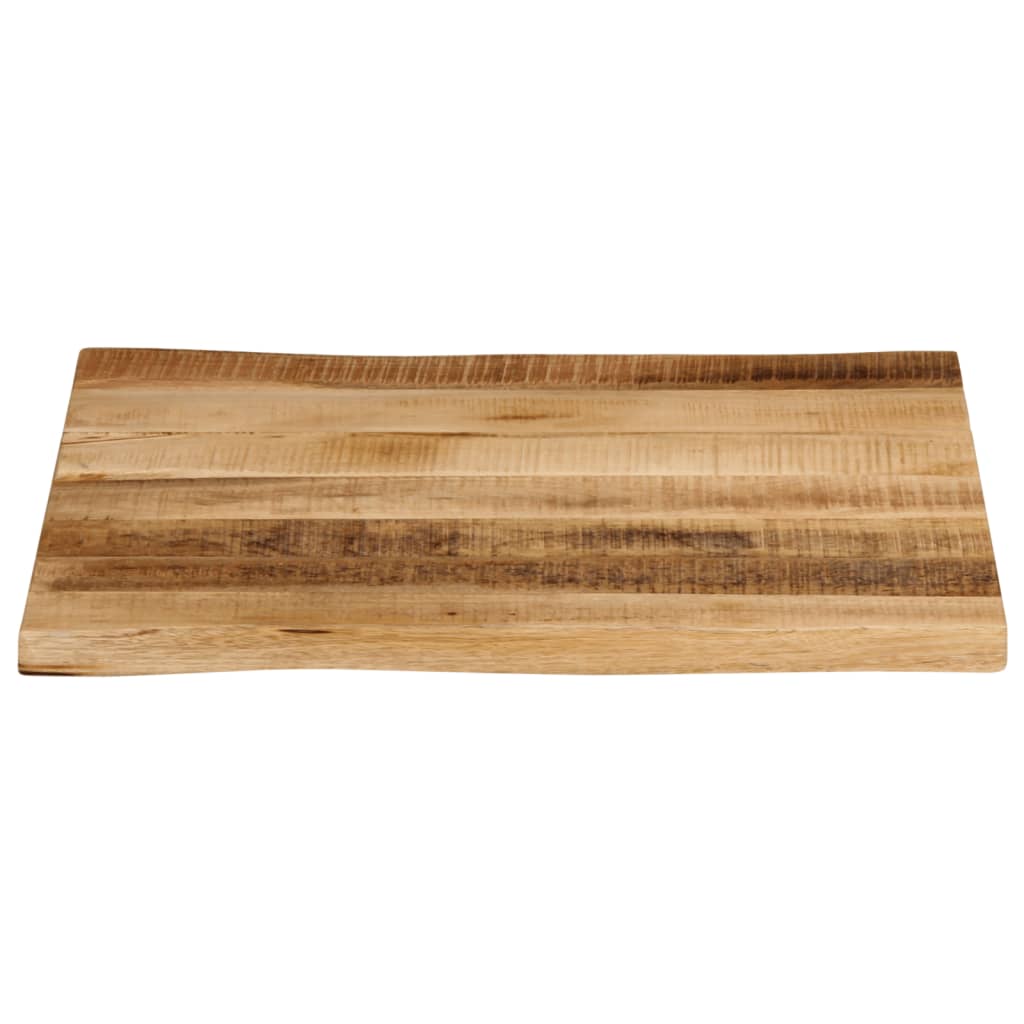 Tafelblad met natuurlijke rand 80x80x3,8 cm massief mangohout is nu te koop bij PeponiXL, paradijselijk wonen!
