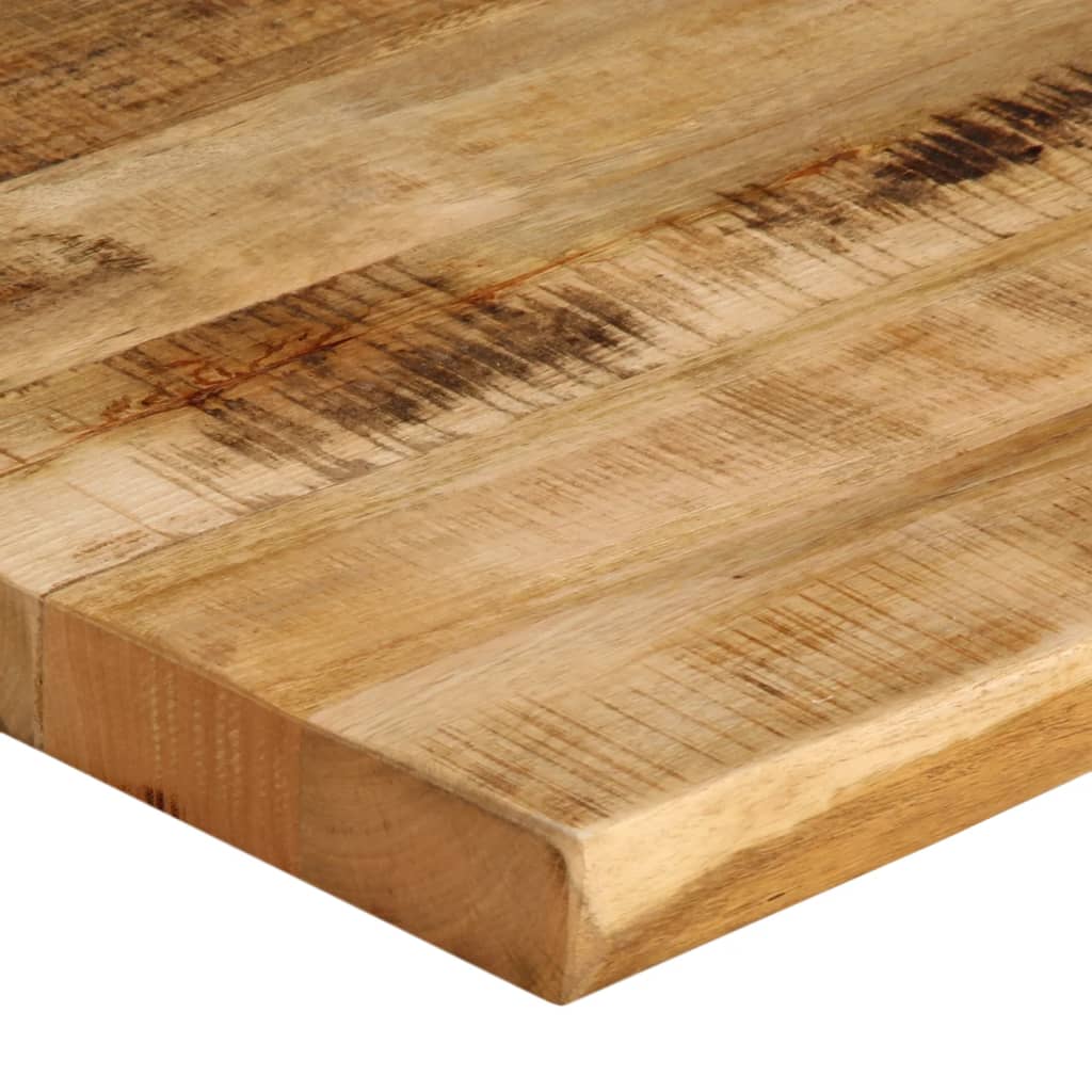 Tafelblad met natuurlijke rand 80x80x3,8 cm massief mangohout is nu te koop bij PeponiXL, paradijselijk wonen!