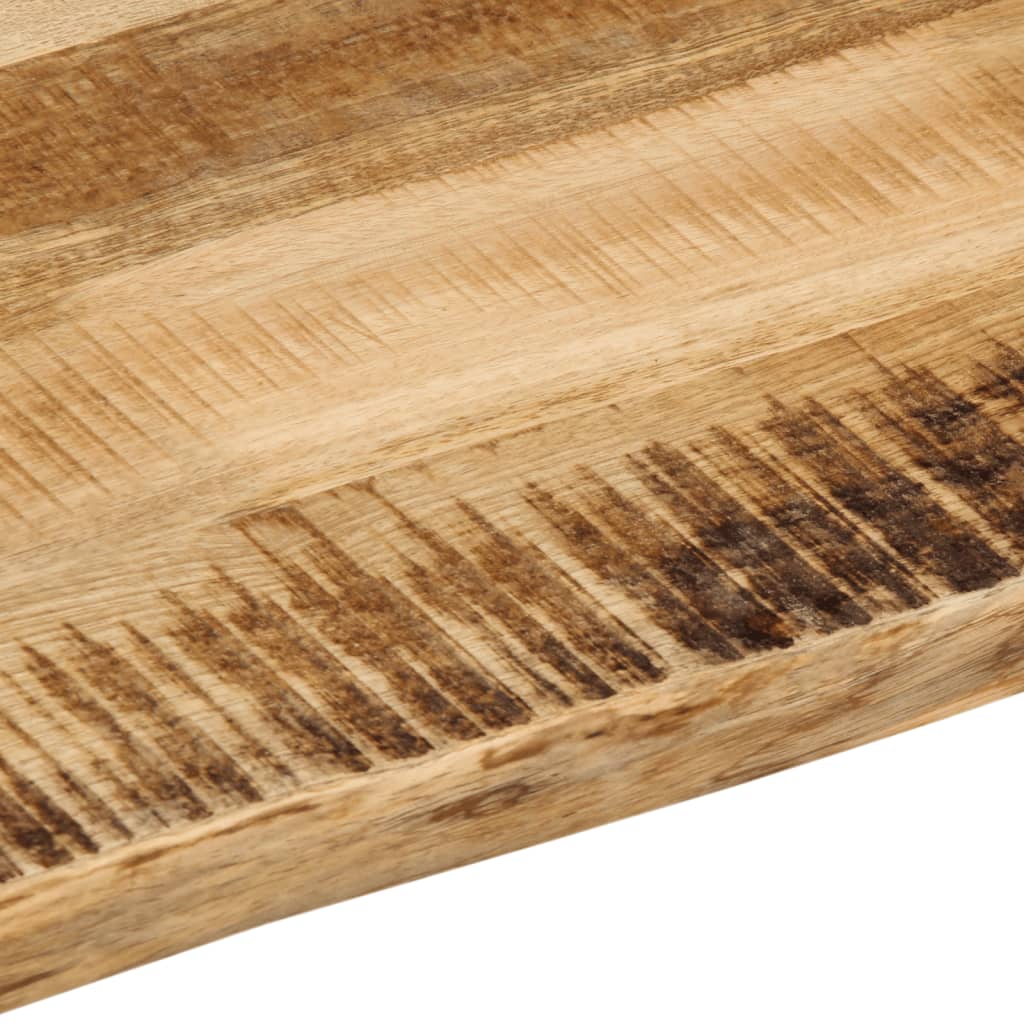 Tafelblad met natuurlijke rand 80x80x3,8 cm massief mangohout is nu te koop bij PeponiXL, paradijselijk wonen!