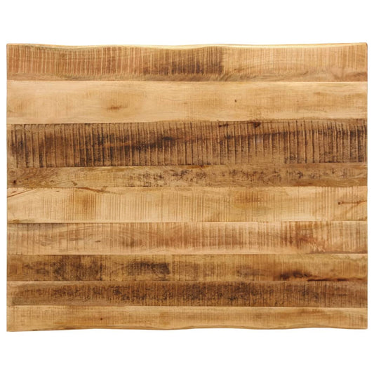 Tafelblad met natuurlijke rand 90x80x3,8 cm massief mangohout is nu te koop bij PeponiXL, paradijselijk wonen!