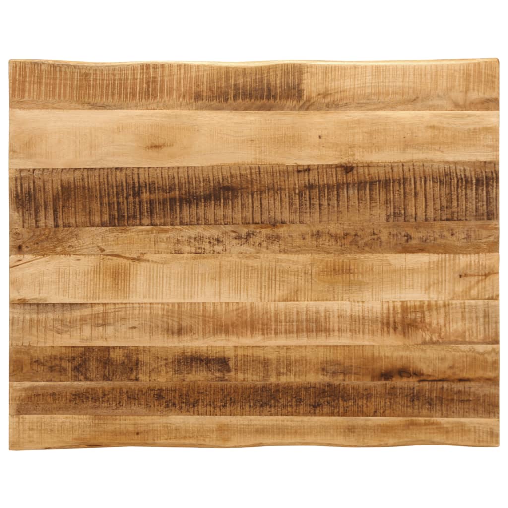 Tafelblad met natuurlijke rand 110x80x3,8 cm massief mangohout