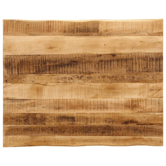Tafelblad met natuurlijke rand 110x80x3,8 cm massief mangohout is nu te koop bij PeponiXL, paradijselijk wonen!