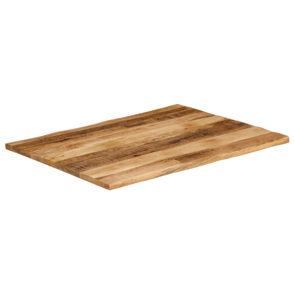 Tafelblad met natuurlijke rand 110x80x3,8 cm massief mangohout