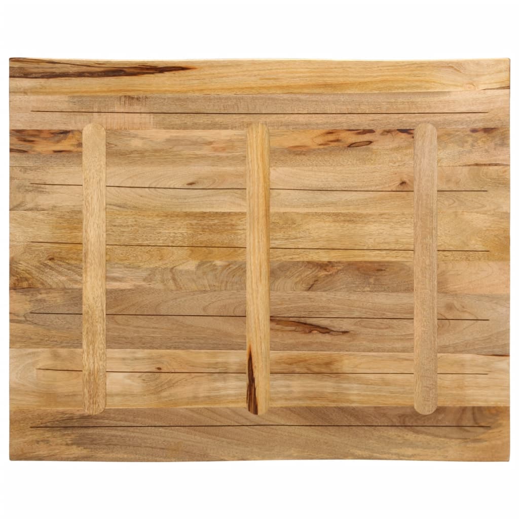 Tafelblad met natuurlijke rand 110x80x3,8 cm massief mangohout