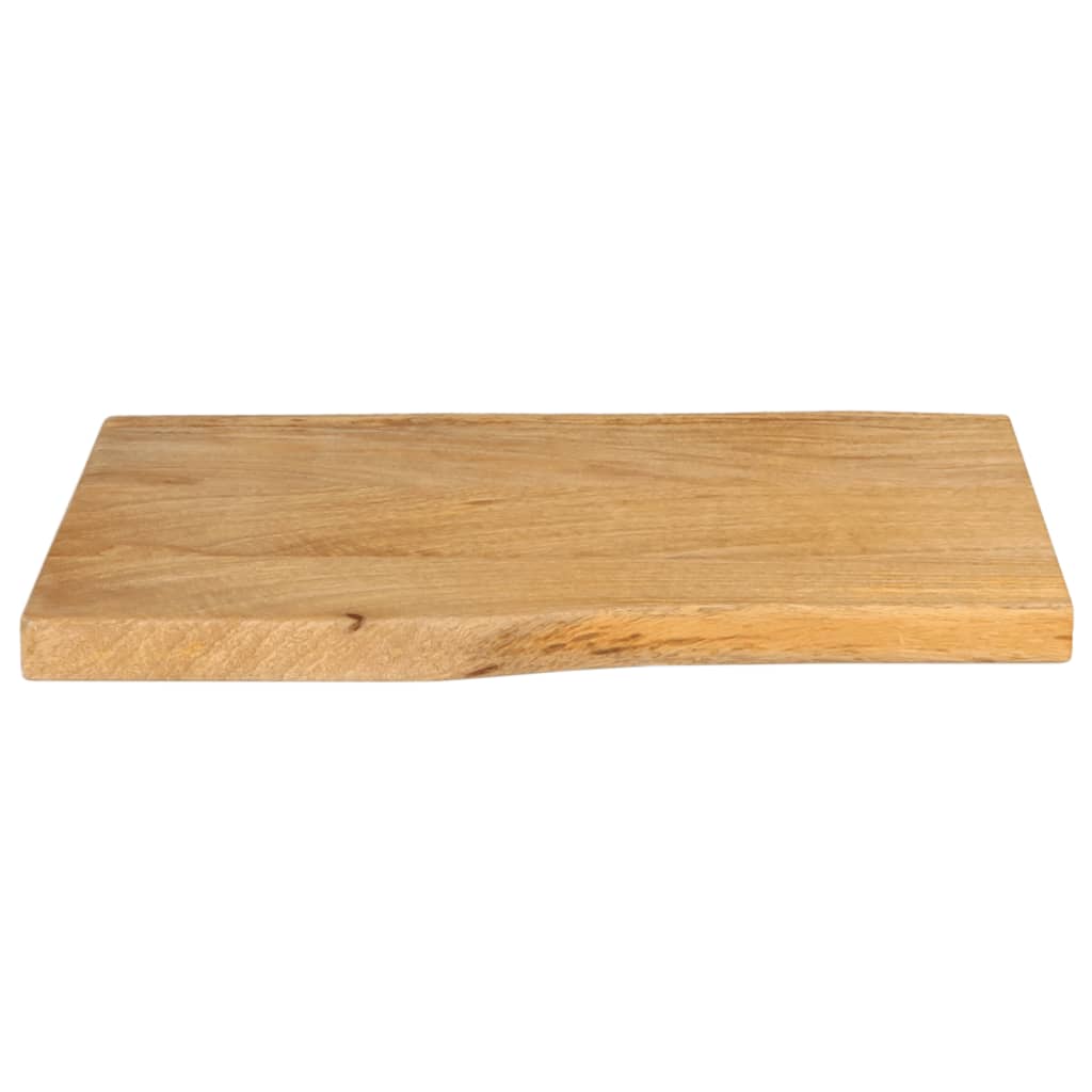 Tafelblad met natuurlijke rand 50x40x2,5 cm massief mangohout is nu te koop bij PeponiXL, paradijselijk wonen!