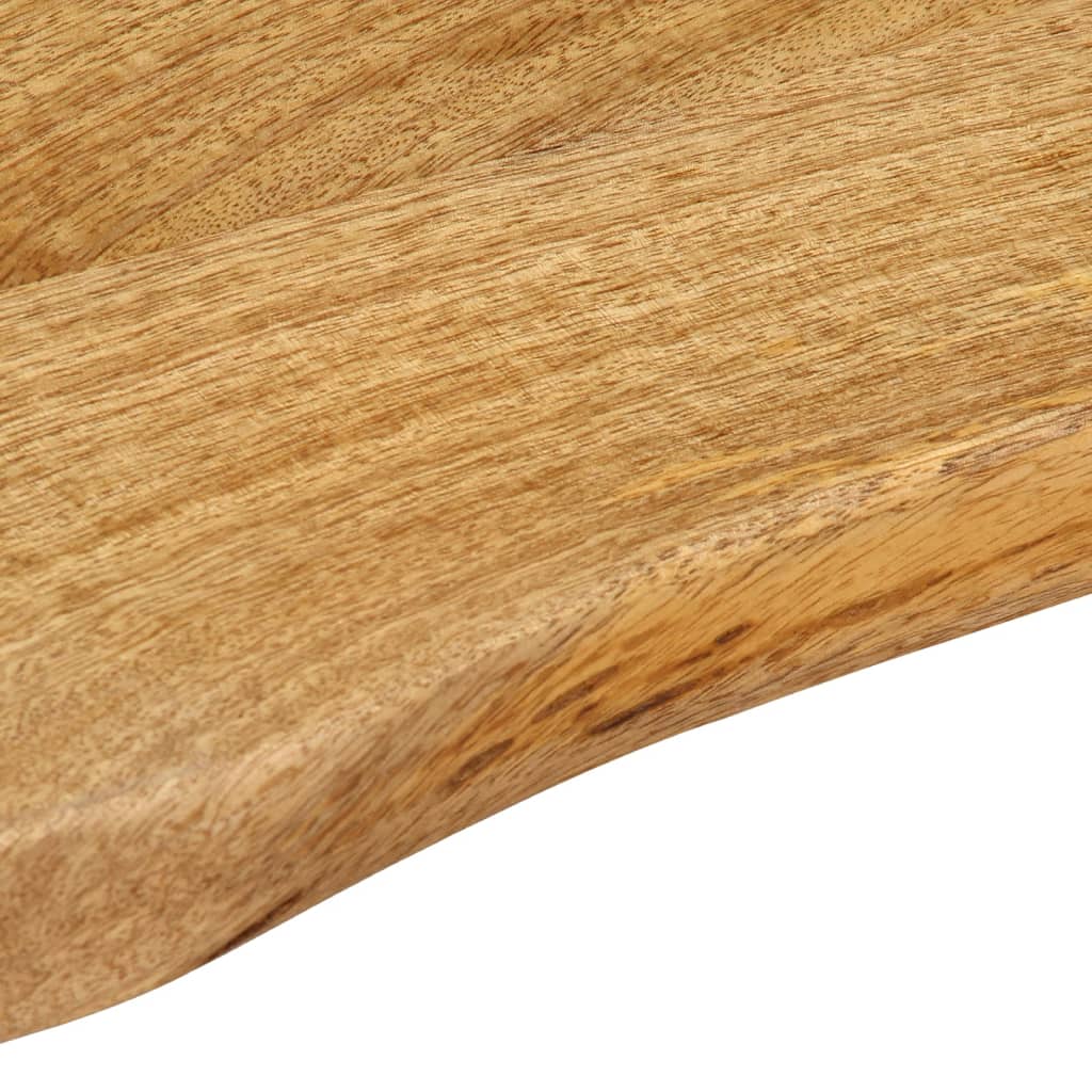 Tafelblad met natuurlijke rand 50x40x2,5 cm massief mangohout is nu te koop bij PeponiXL, paradijselijk wonen!