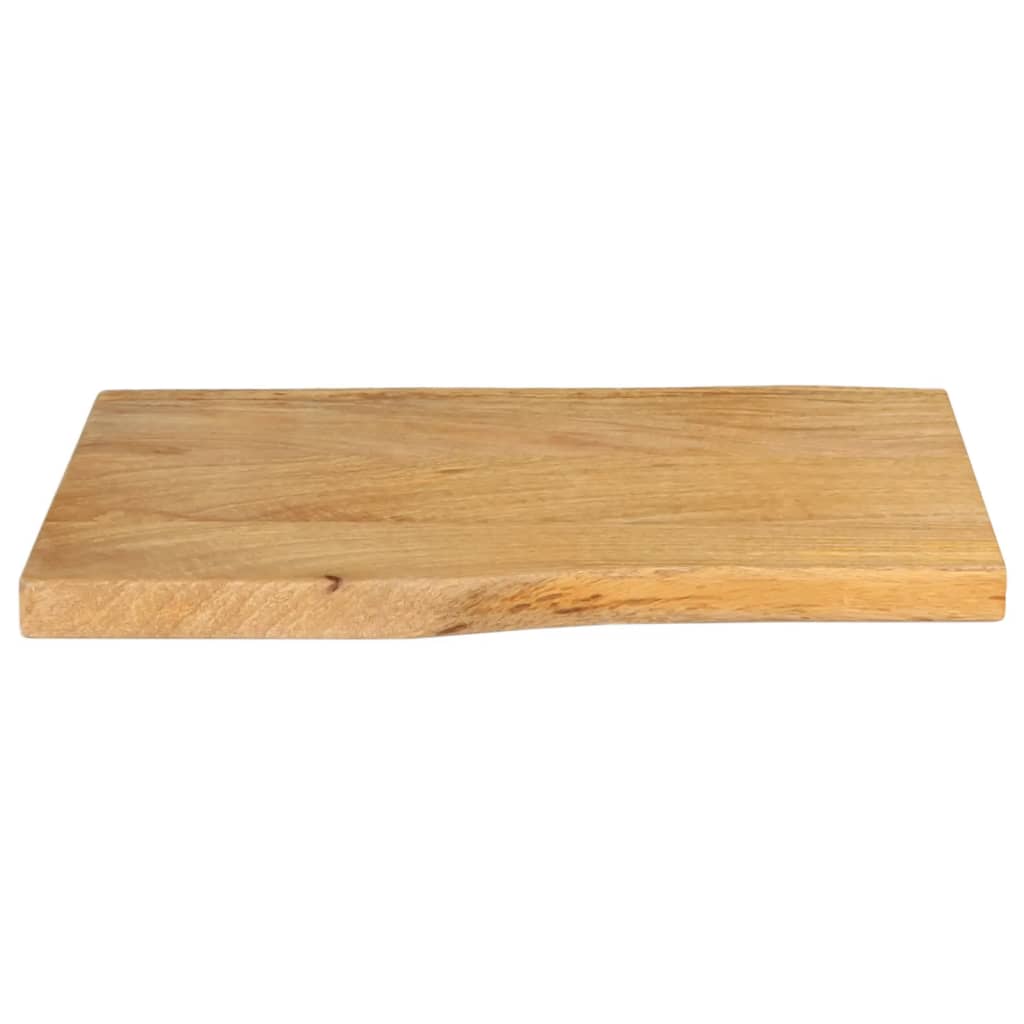 Tafelblad met natuurlijke rand 60x40x2,5 cm massief mangohout is nu te koop bij PeponiXL, paradijselijk wonen!