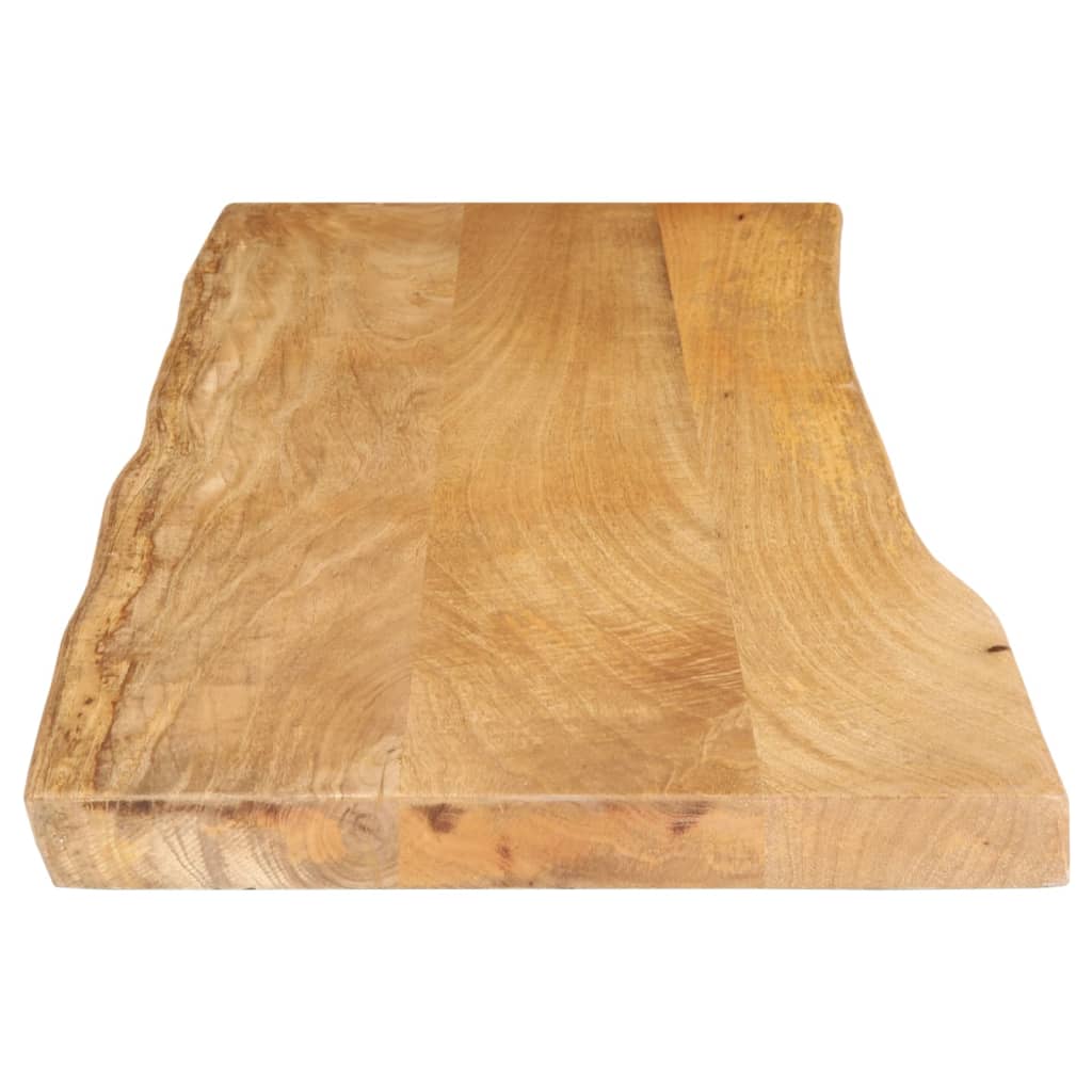 Tafelblad met natuurlijke rand 110x40x2,5 cm massief mangohout is nu te koop bij PeponiXL, paradijselijk wonen!