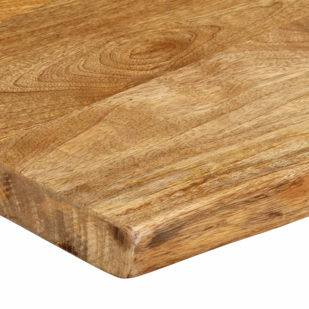 Tafelblad met natuurlijke rand 140x40x2,5 cm massief mangohout