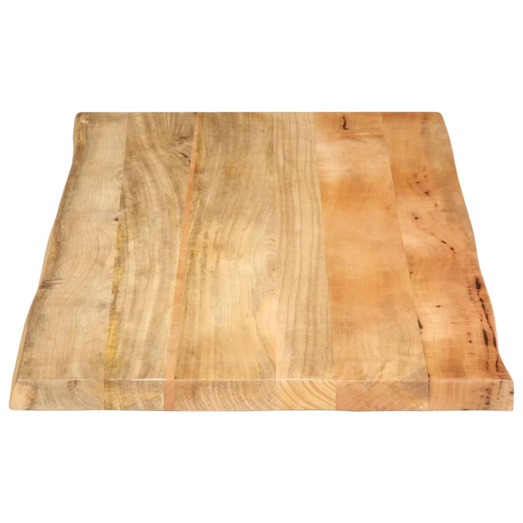 Tafelblad met natuurlijke rand 110x60x2,5 cm massief mangohout is nu te koop bij PeponiXL, paradijselijk wonen!