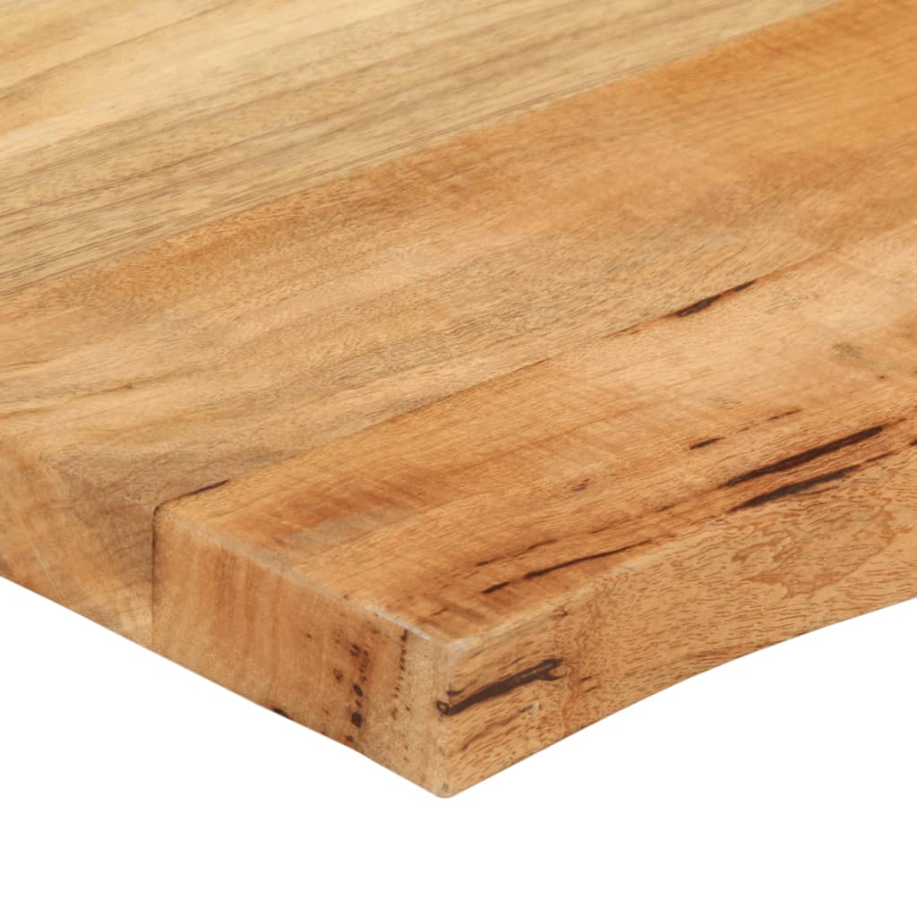 Tafelblad met natuurlijke rand 110x60x2,5 cm massief mangohout is nu te koop bij PeponiXL, paradijselijk wonen!