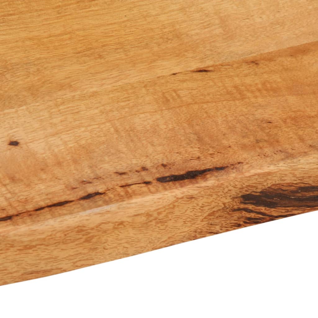 Tafelblad met natuurlijke rand 110x60x2,5 cm massief mangohout is nu te koop bij PeponiXL, paradijselijk wonen!