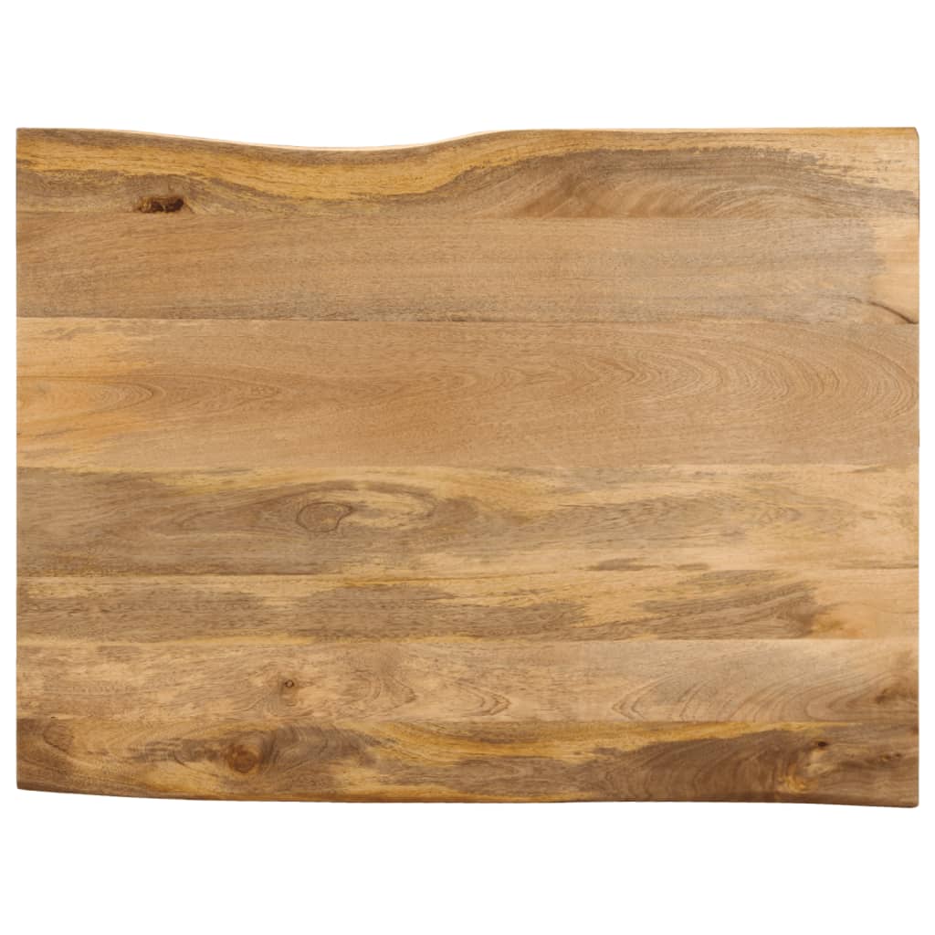 Tafelblad met natuurlijke rand 110x80x2,5 cm massief mangohout is nu te koop bij PeponiXL, paradijselijk wonen!