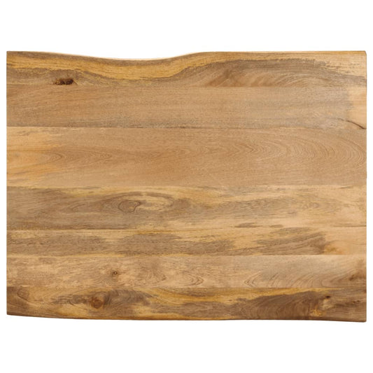 Tafelblad met natuurlijke rand 110x80x2,5 cm massief mangohout is nu te koop bij PeponiXL, paradijselijk wonen!