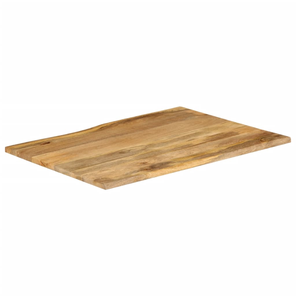 Tafelblad met natuurlijke rand 110x80x2,5 cm massief mangohout is nu te koop bij PeponiXL, paradijselijk wonen!