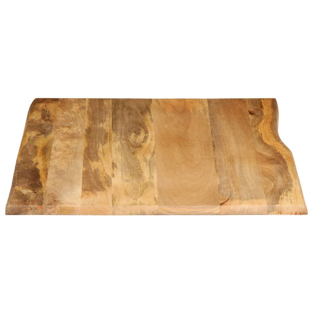 Tafelblad met natuurlijke rand 110x80x2,5 cm massief mangohout is nu te koop bij PeponiXL, paradijselijk wonen!