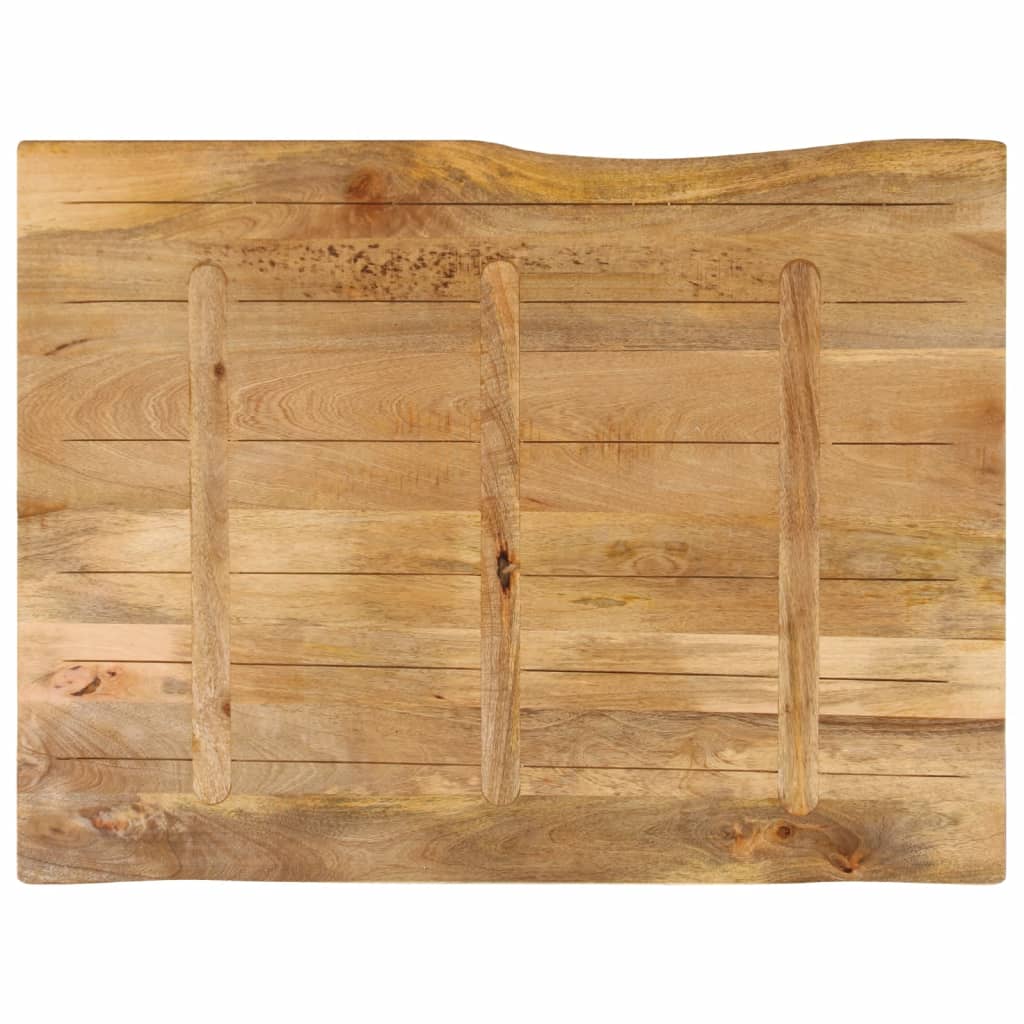 Tafelblad met natuurlijke rand 110x80x2,5 cm massief mangohout is nu te koop bij PeponiXL, paradijselijk wonen!