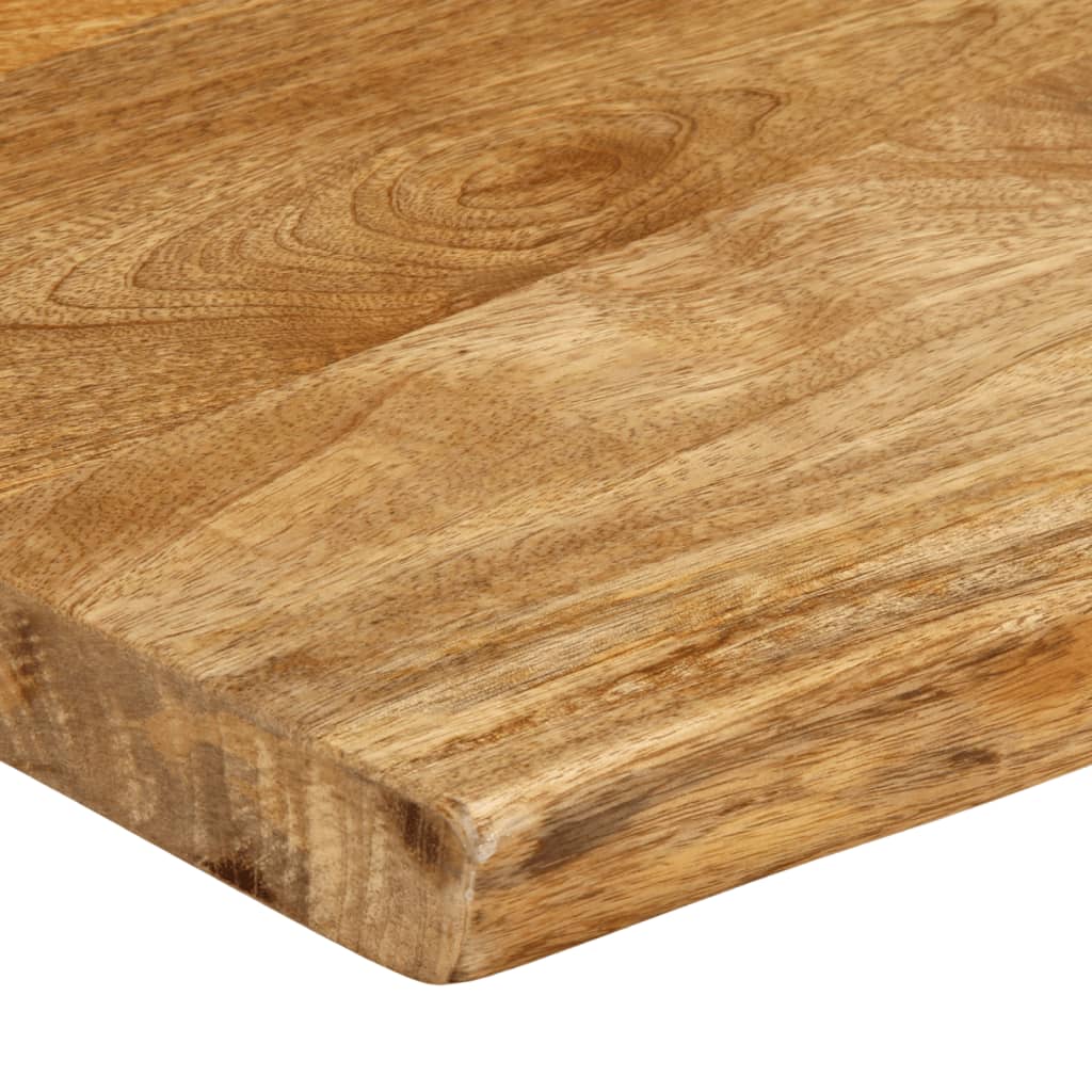 Tafelblad met natuurlijke rand 90x40x3,8 cm massief mangohout is nu te koop bij PeponiXL, paradijselijk wonen!