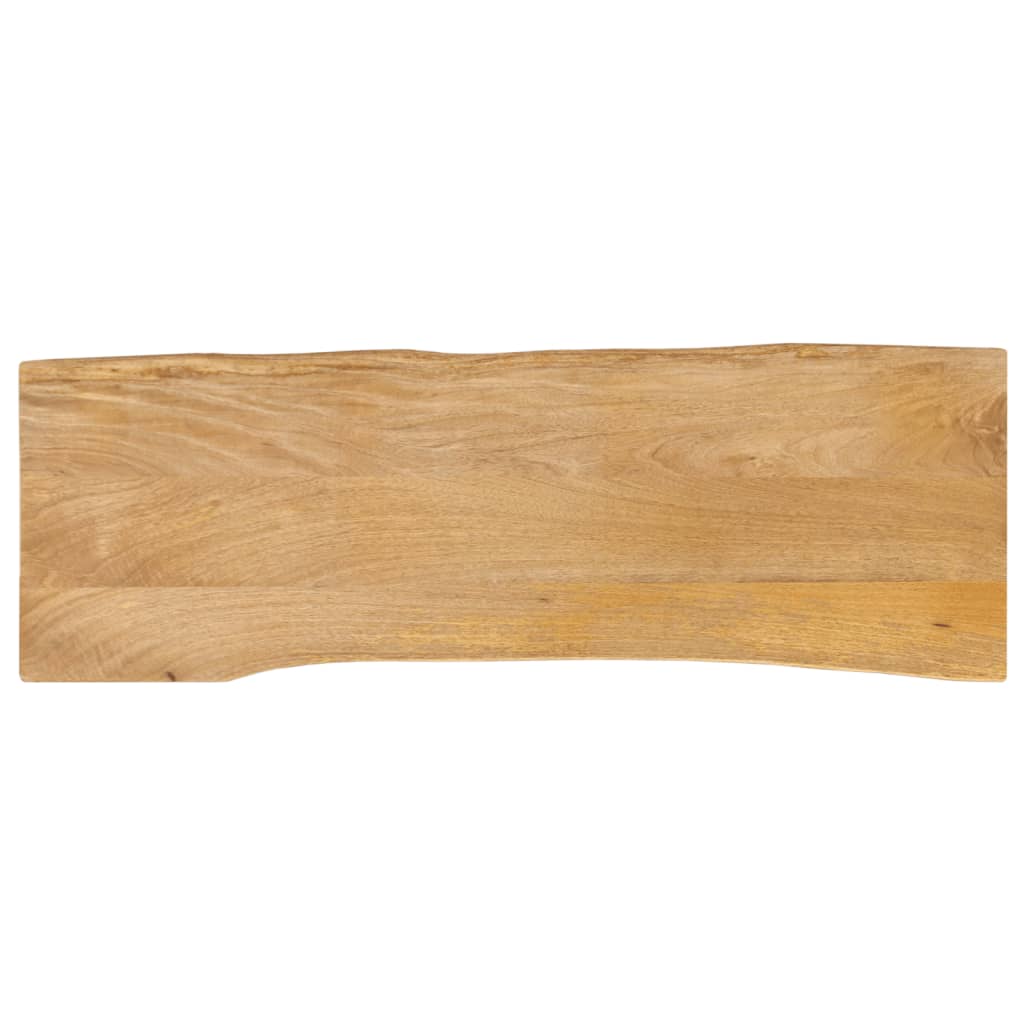 Tafelblad met natuurlijke rand 110x40x3,8 cm massief mangohout is nu te koop bij PeponiXL, paradijselijk wonen!