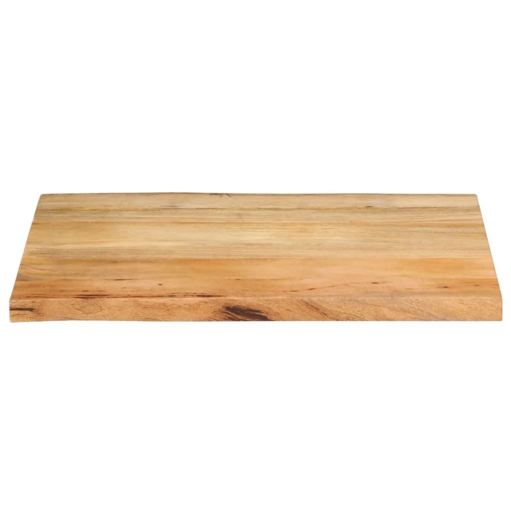 Tafelblad met natuurlijke rand 90x60x3,8 cm massief mangohout is nu te koop bij PeponiXL, paradijselijk wonen!