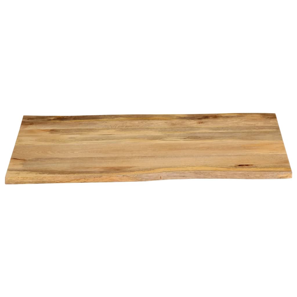 Tafelblad met natuurlijke rand 90x80x3,8 cm massief mangohout is nu te koop bij PeponiXL, paradijselijk wonen!