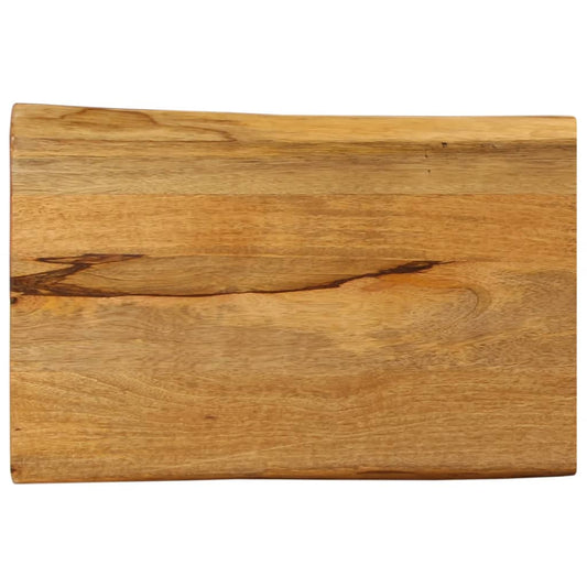 Tafelblad met natuurlijke rand 50x40x2,5 cm massief mangohout is nu te koop bij PeponiXL, paradijselijk wonen!