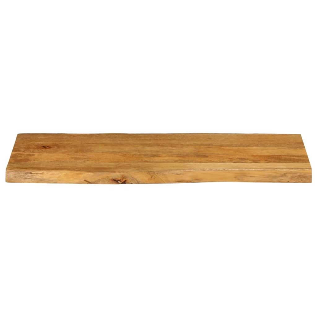 Tafelblad met natuurlijke rand 90x40x2,5 cm massief mangohout is nu te koop bij PeponiXL, paradijselijk wonen!